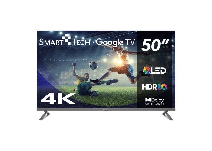 Smart Tech 50" 3H Quantum Dot Google TV 50QG03H - Elettroment Smart Tech 50" 3H Quantum Dot Google TV 50QG03H
