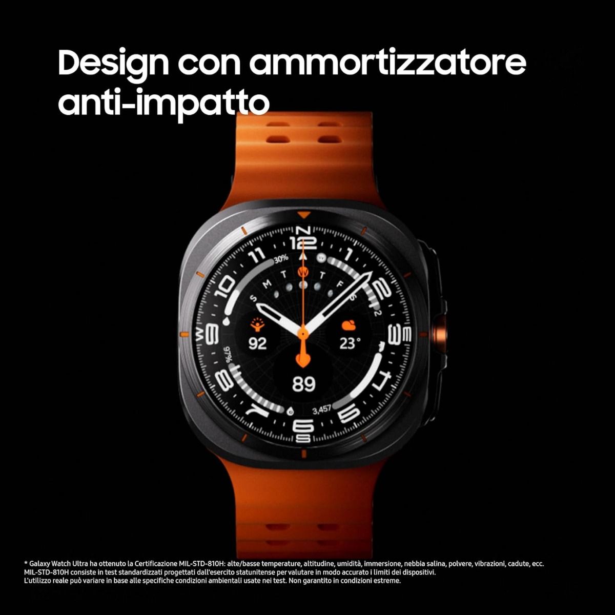 Samsung Galaxy Watch Ultra Smartwatch Resistenza Estrema 47mm Titanium Silver - immagine 3