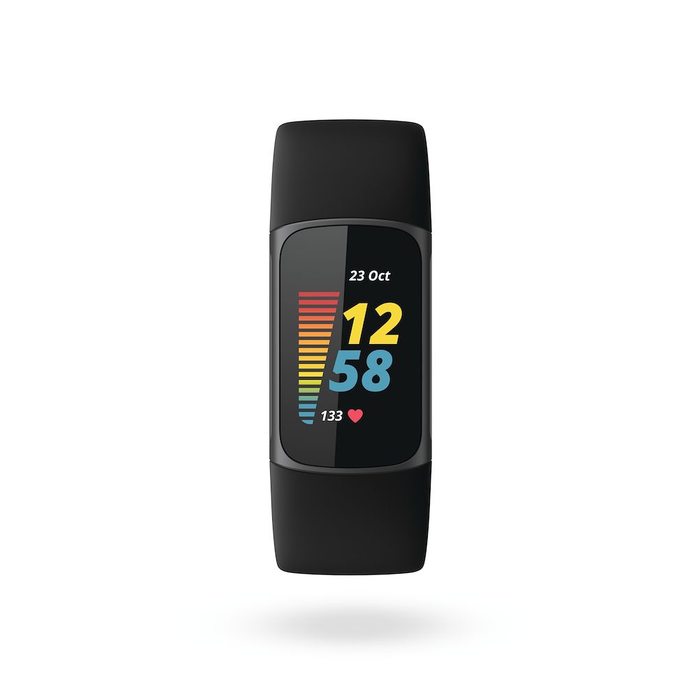 Fitbit Charge 5 Braccialetto per rilevamento di attività Nero