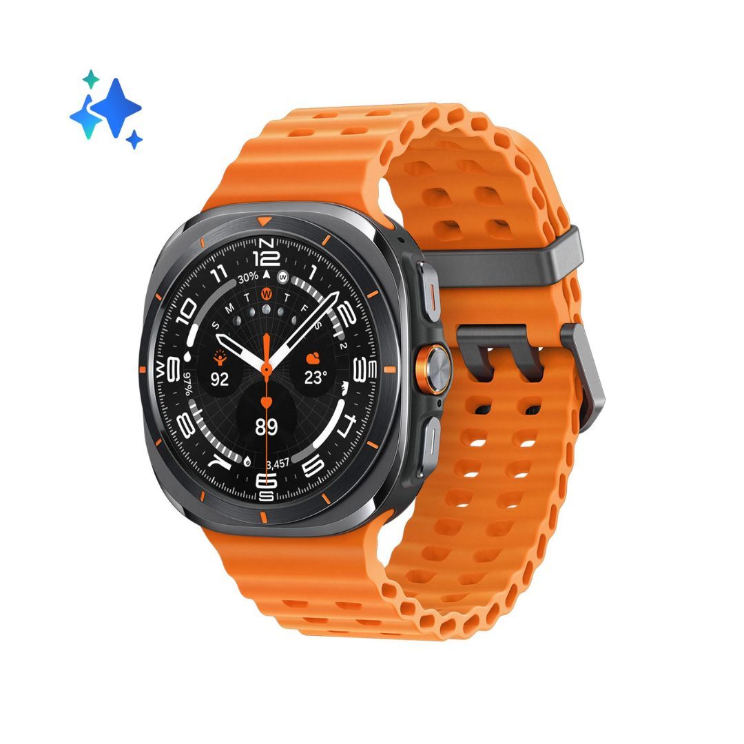 SAMSUNG - Galaxy Watch Ultra 47mm LTE - TITANIUM GRAY