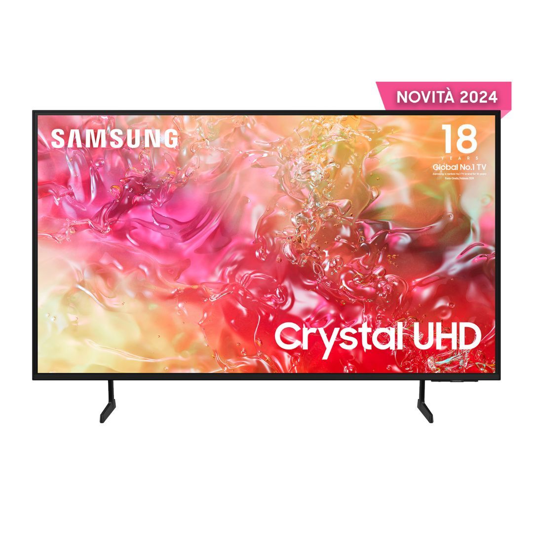 Samsung TV Crystal UHD 4K 50” UE50DU7170UXZT Smart TV Wi-Fi Black 2024