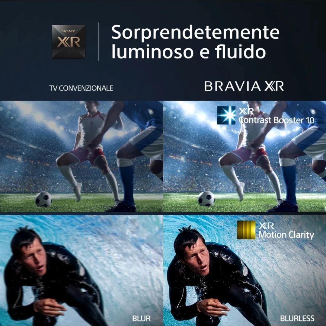 Sony TV 85" 4K Ultra HD HDR Google TV LED Dolby Vision Atmos XR X90L - immagine 2