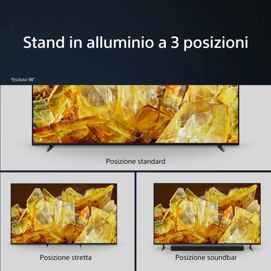 Sony TV 85" 4K Ultra HD HDR Google TV LED Dolby Vision Atmos XR X90L - immagine 5